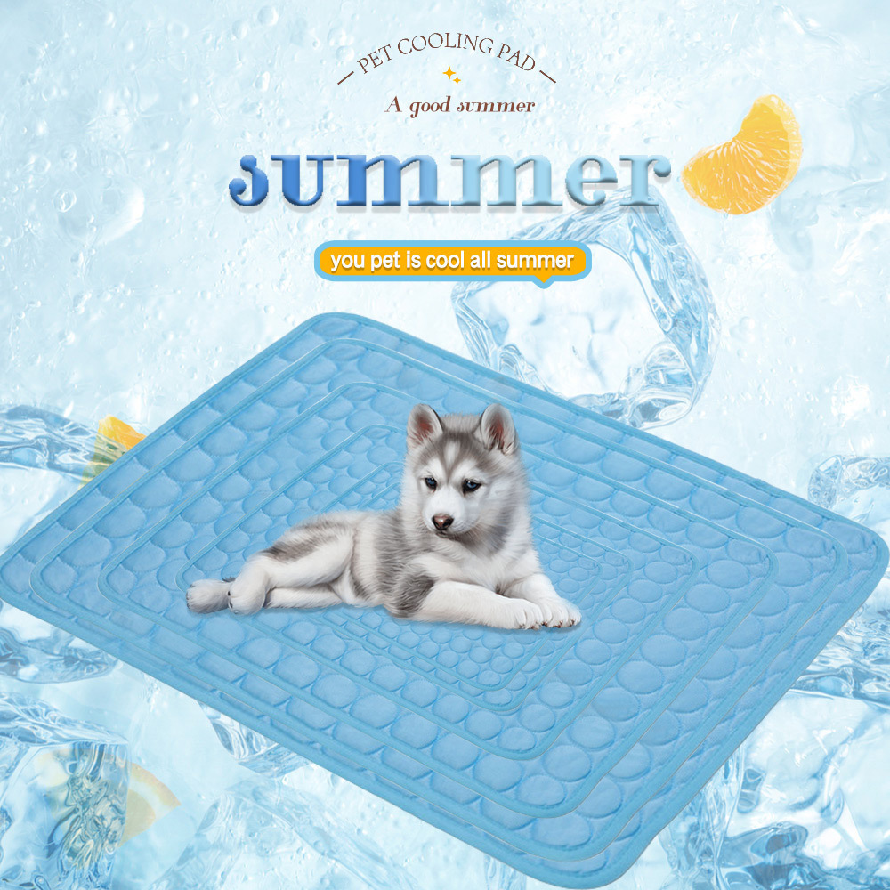 XS - XXL Dog Cooling Mat Pet Reusable Bed Mat , Self Pet Summer Cooling Mat For Dogs , Pets Sleeping Kennel Pad