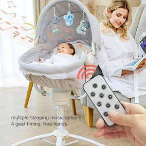 2024 Practical Newborn Hot Sale Baby Cot Folding Cribs Swing Bed Cradle