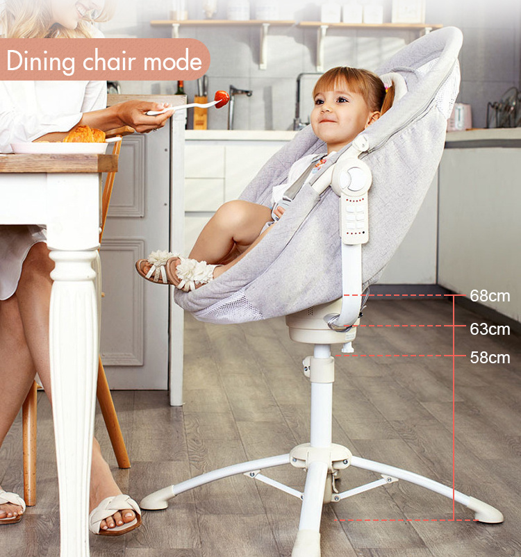 2024 Practical Newborn Hot Sale Baby Cot Folding Cribs Swing Bed Cradle