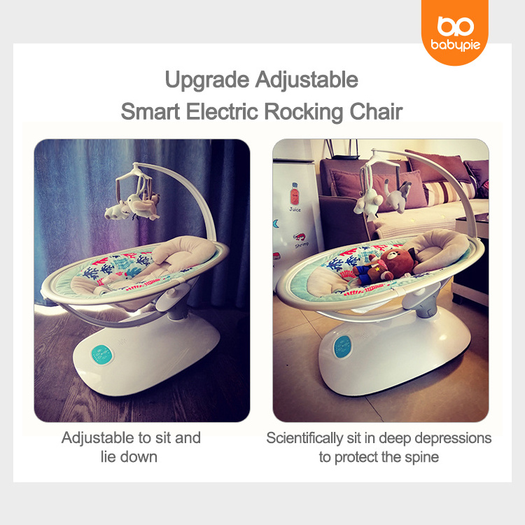 Bouncers And Swing For Babies Electric Rocking Chair For Baby Newborns Electric Baby Rocker With Toys