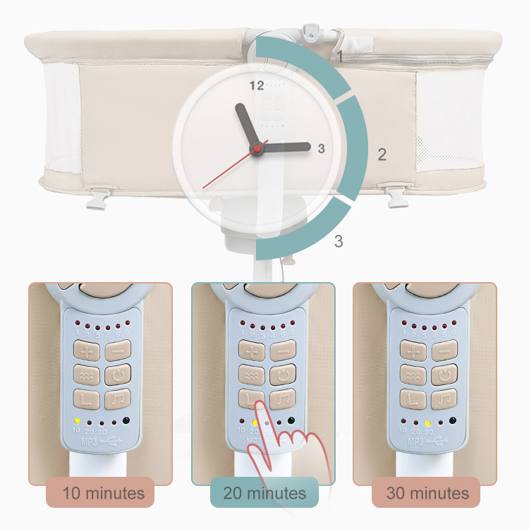 New Born Baby Rocking Chair Portable Infant Bassinet 3 In 1 Multifunction Baby Automatic Cradle Swing Bed Electric Crib For Baby
