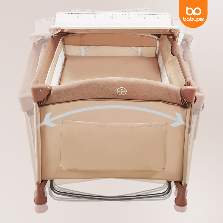 Wholesale Portable Multifunction Newborn Cot Foldable Playard Sleep Nest Swing Bedside Travel Bed Playpen Baby Crib For Sale