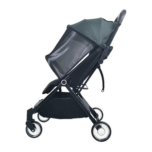 Wholesale baby stroller can sit and lie aluminum alloy material light and compact