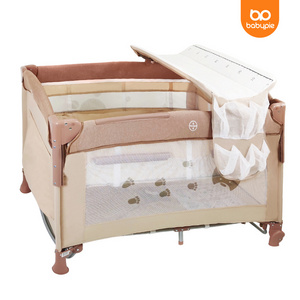 Wholesale Portable Multifunction Newborn Cot Foldable Playard Sleep Nest Swing Bedside Travel Bed Playpen Baby Crib For Sale