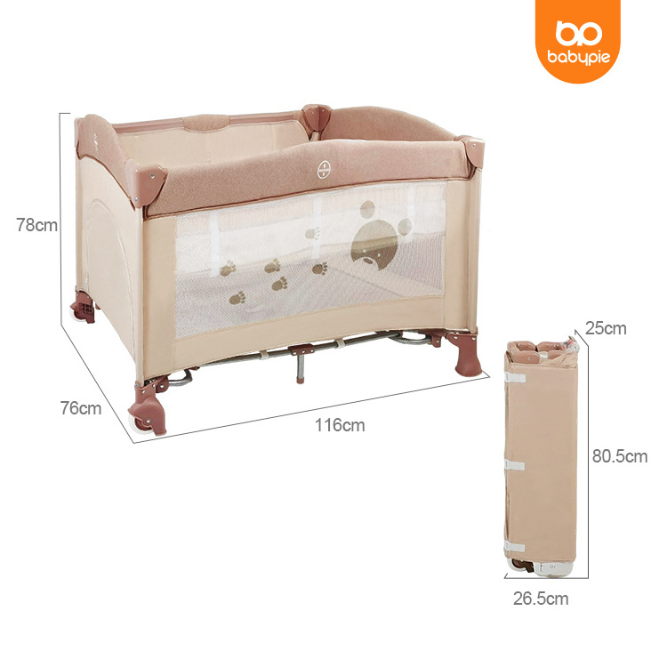 Wholesale Portable Multifunction Newborn Cot Foldable Playard Sleep Nest Swing Bedside Travel Bed Playpen Baby Crib For Sale