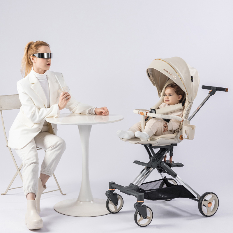 Luxury Germany Baby Stroller Hot Mom High View Prams Fold Doll Baby Stroller For Kids