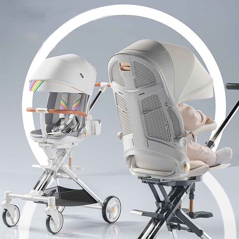 Luxury Germany Baby Stroller Hot Mom High View Prams Fold Doll Baby Stroller For Kids