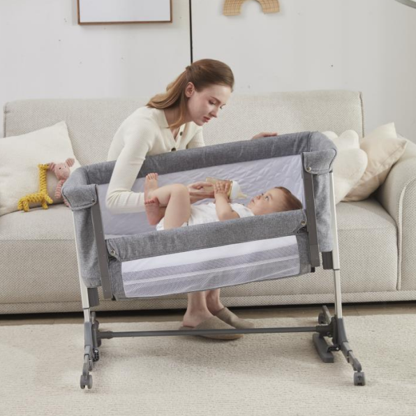 New Arrival Swing Baby Cribs babycot/Baby Bassinet 3 in 1 Travel Baby Bed with Breathable Net Bedside Sleeper