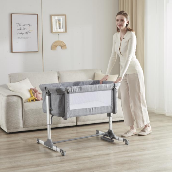 New Arrival Swing Baby Cribs babycot/Baby Bassinet 3 in 1 Travel Baby Bed with Breathable Net Bedside Sleeper