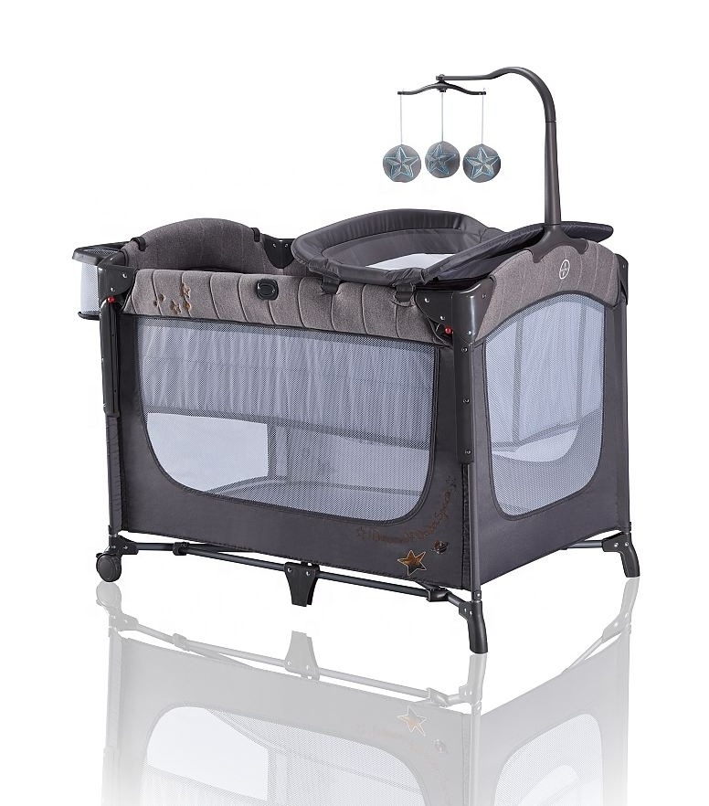 Baby Adjustable Playpen With High Quality cuna para bebe multifuncional