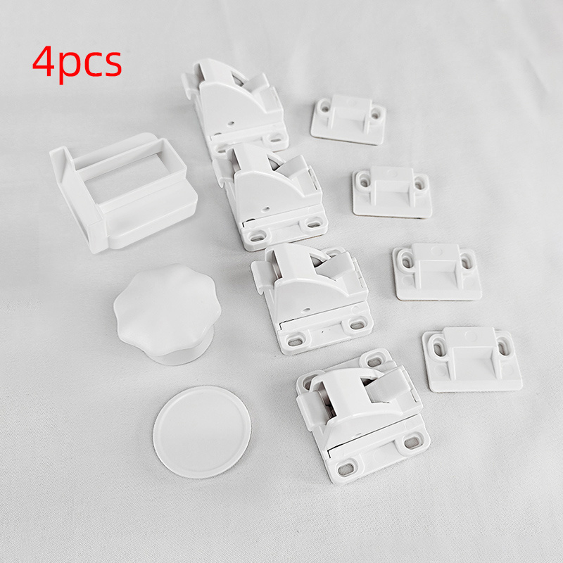 Cabinets & Drawers No Drill child proof cabinet locks with  Adhesive Baby Proofing Easy Install for Magnetic Safety Locks