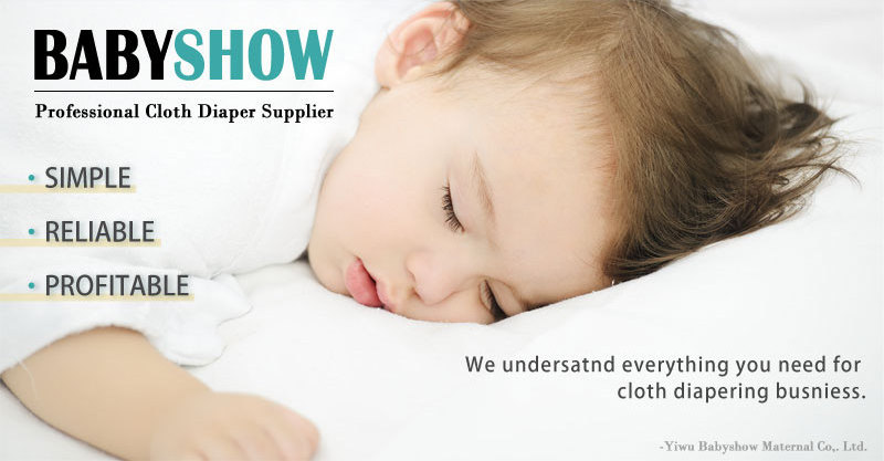 Babyshow ecologic diapers baby washable baby diaper baby Factory Advanced Customization reusable cloth diaper