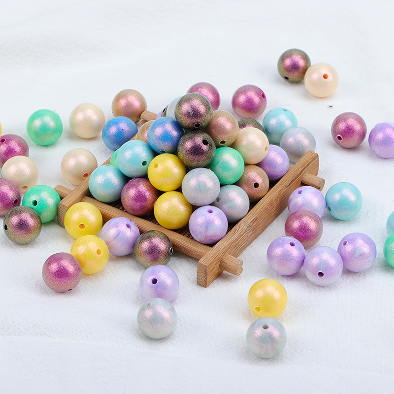 Baby Chewable Character Focal Beads Bpa Free Animal Silicone Beads 12mm Food Grade Silicone Charm Focal Beads