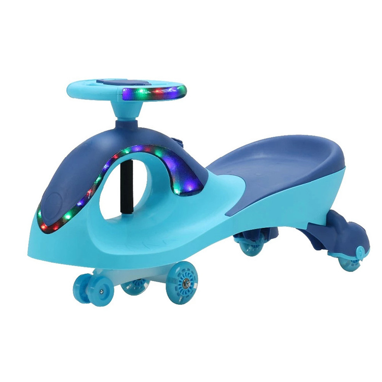 Purorigin Kids walking kids twist car ride on car kids electric swing  wiggle twist car with light and music