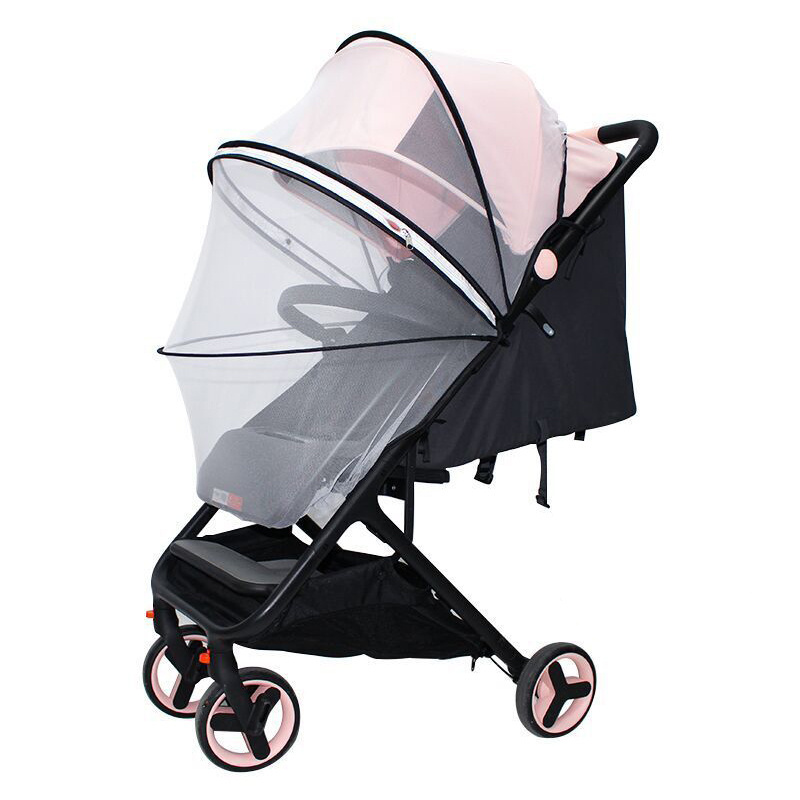 Purorigin universal baby stroller accessories full cover modern portable high density mosquito net foldable for baby stolller