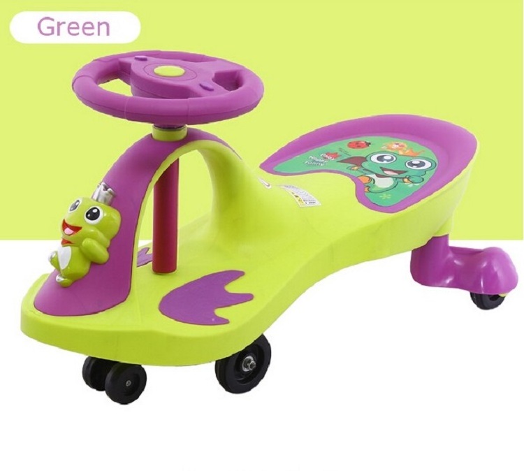 Purorigin PP plastic children wiggle car kids ride on car twist car