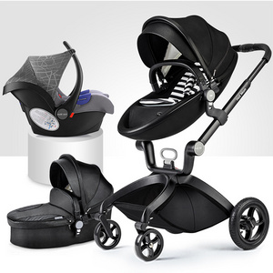 Purorigin Hot sale baby stroller 3 in 1 high quality travel system luxury baby pram baby strollers with bassinet and car seat