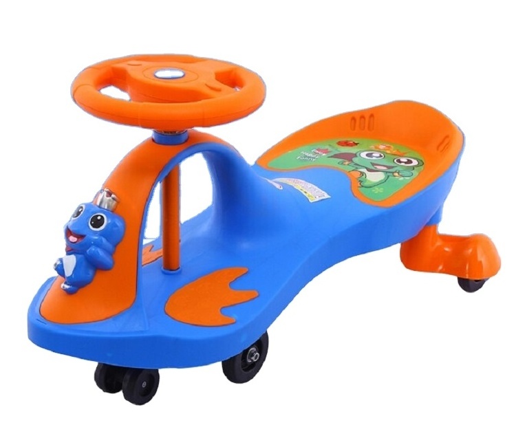 Purorigin PP plastic children wiggle car kids ride on car twist car