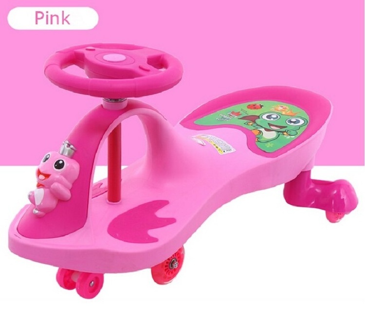 Purorigin PP plastic children wiggle car kids ride on car twist car