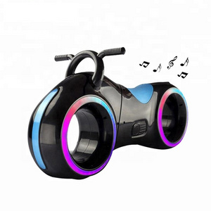 Purorigin 3 flash Balance car foot pushed car scooter child electric motorcycle toy ride on car with music and LED light