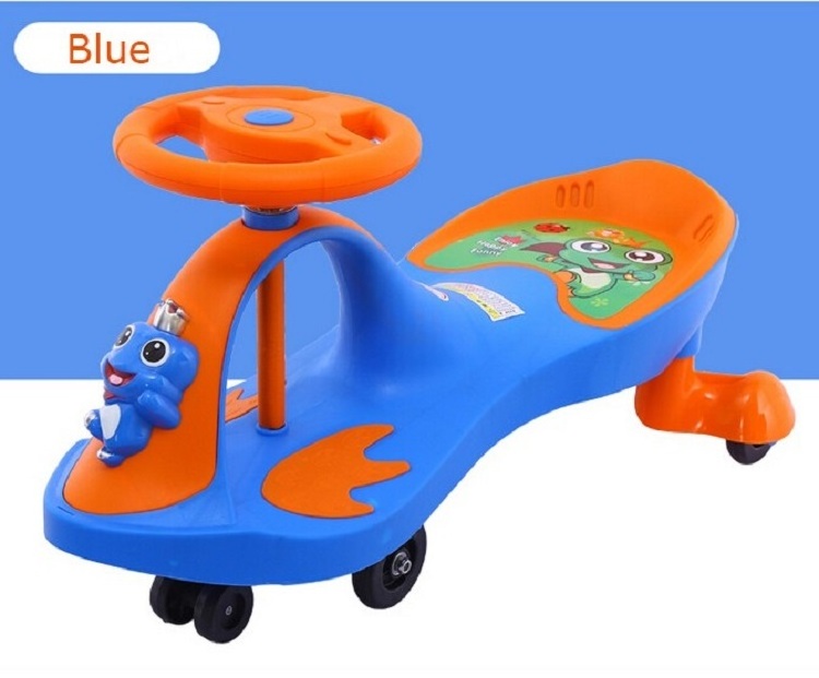 Purorigin PP plastic children wiggle car kids ride on car twist car