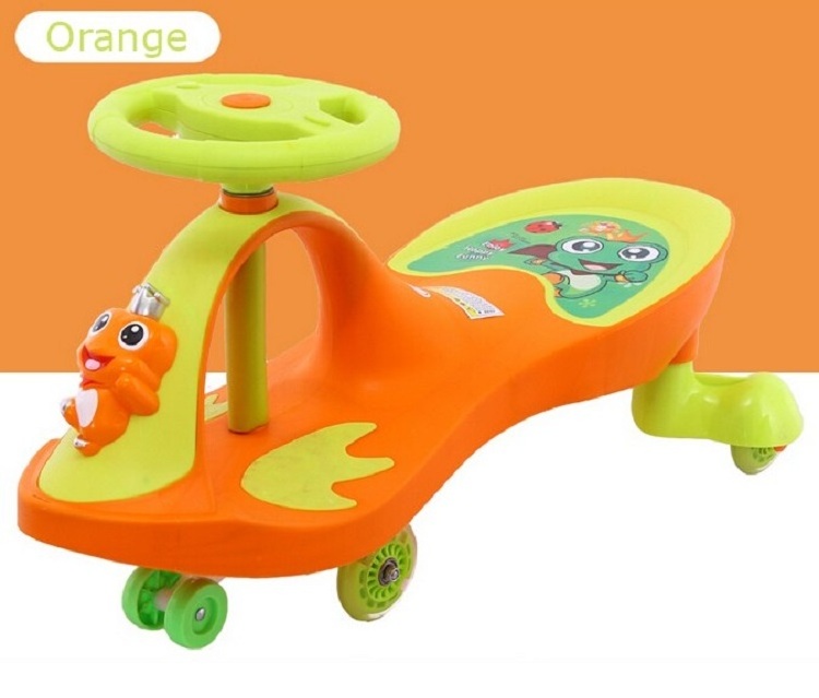 Purorigin PP plastic children wiggle car kids ride on car twist car