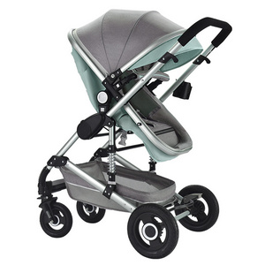 Purorigin 2024 OEM/ODM  baby stroller luxury style 2 in 1 baby stroller with EVA rear-wheels adjustable  baby pushchair