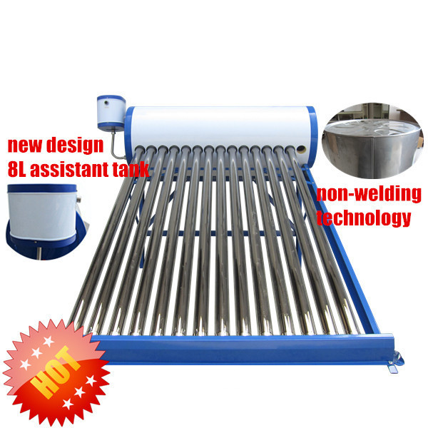 Factory price solar powered livestock water heater with 8L side assistant tank