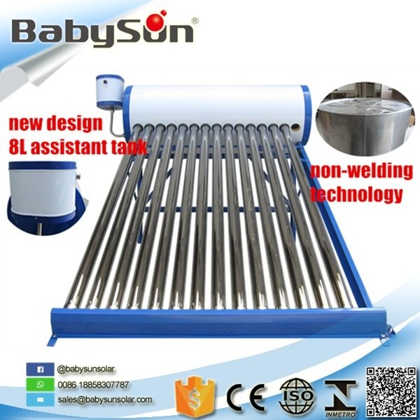 Manufacturing unpressurized solar heater Solar water boiler with new feeder tank CE certified