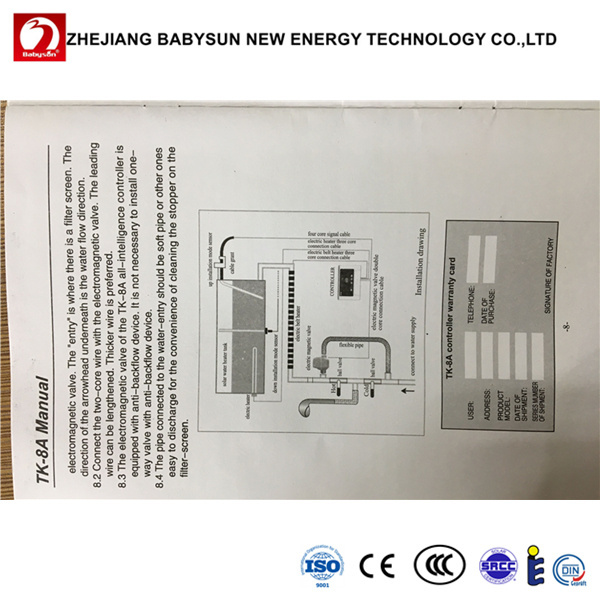 TK-8A solar controller 110~240V for non pressure solar water heater, solar water heater accessories