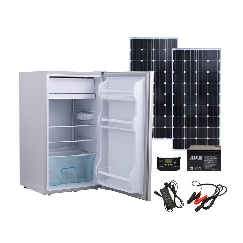 Commercial 12V24V DC Chest freezer solar refrigerator OEM solar powered freezers fridge