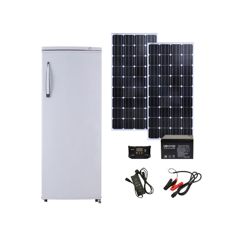 Commercial 12V24V DC Chest freezer solar refrigerator OEM solar powered freezers fridge