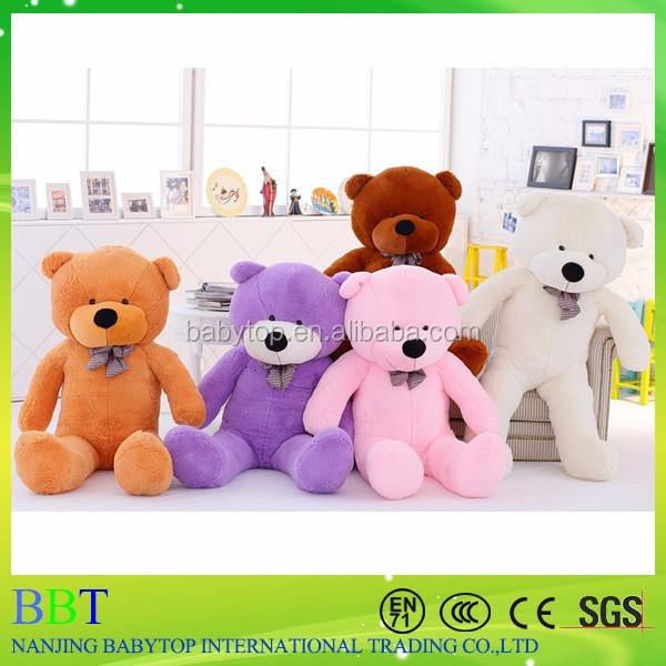 High quality Unstuffed Plush Animals giant teddy bear 160cm,200cm,300cm skin