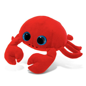 Factory custom plush red crab stuffed crab soft toy sea animals