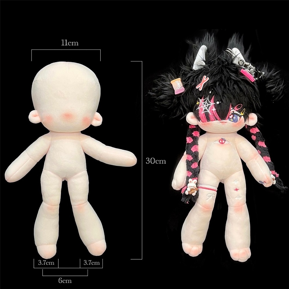 Custom Korean Plush Toy Star Doll Stuffed Toy Kpop Plush Doll with Low MOQ Soft Fashion Cartoon Gift