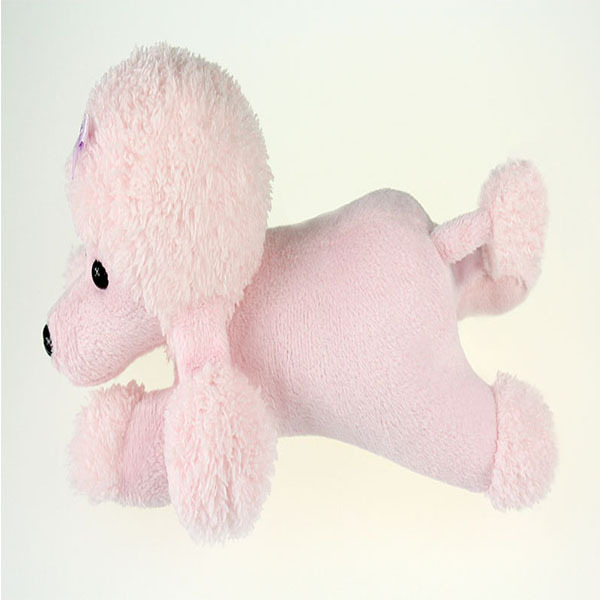 ICTI factory custom pink poodle stuffed animal plush toy dog