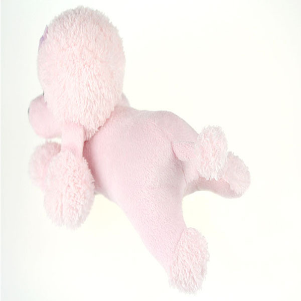 ICTI factory custom pink poodle stuffed animal plush toy dog