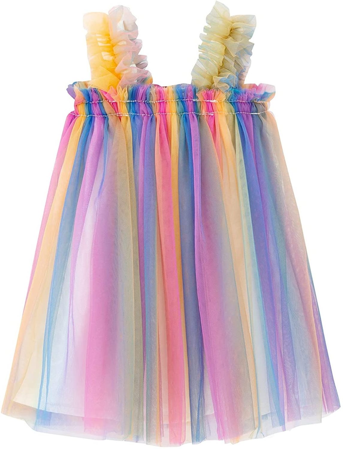 Baby Girls Toddler Tutu Dress Long Sleeve/Sleeveless Princess Infant Tulle Sundress