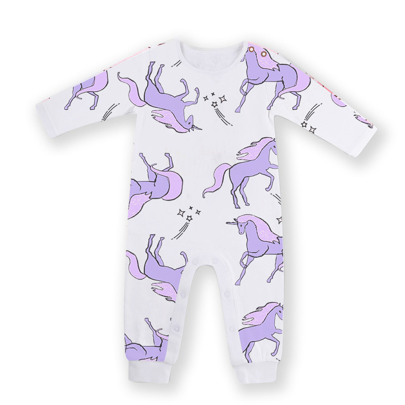 Breathable  Washable Baby Pajamas Wholesale Organic Cotton Baby Pajamas