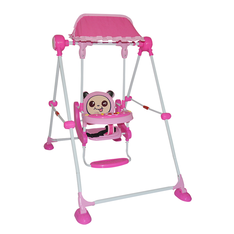 CE EN71 CHILDREN SWING CHAIR TOYS WITH CANOPY FOLDABLE 108