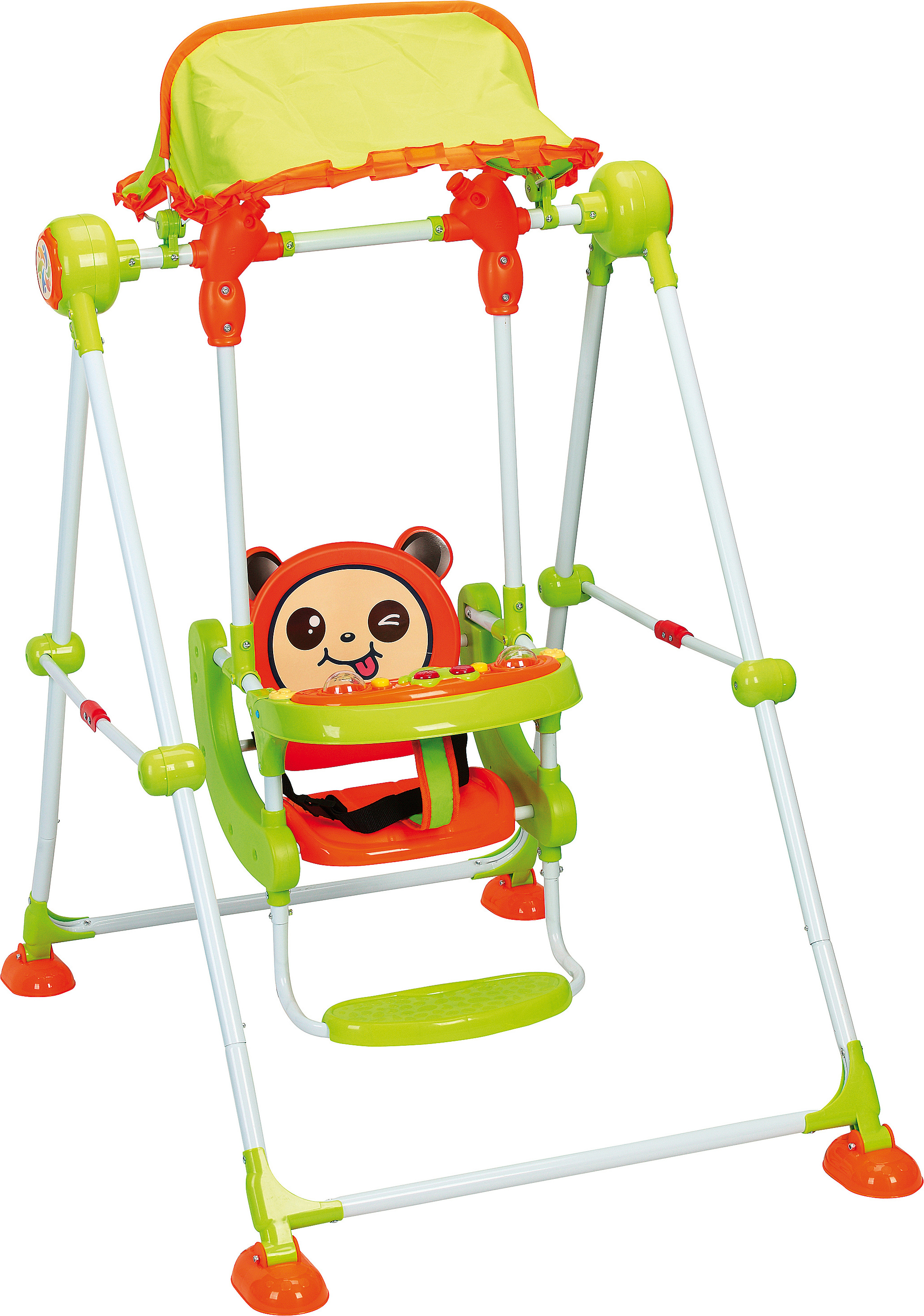 CE EN71 CHILDREN SWING CHAIR TOYS WITH CANOPY FOLDABLE 108