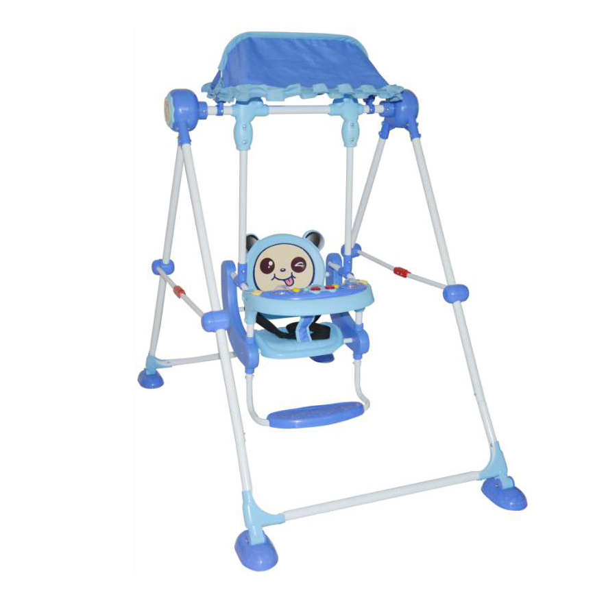 CE EN71 CHILDREN SWING CHAIR TOYS WITH CANOPY FOLDABLE 108