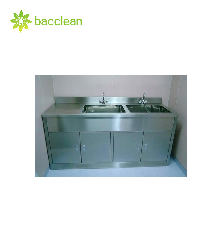 Stainless steel hand washing sink