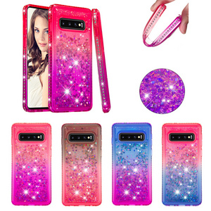 3D Glitter Case Shiny Quicksand Luxury Bling Cover for Samsung Galaxy S10 plus  For S10+ Phone case