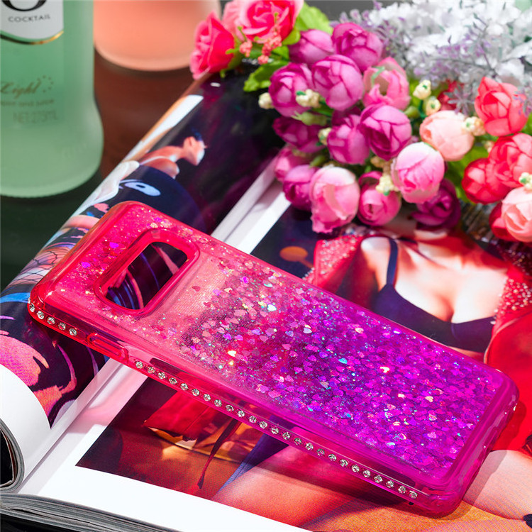 3D Glitter Case Shiny Quicksand Luxury Bling Cover for Samsung Galaxy S10 plus  For S10+ Phone case