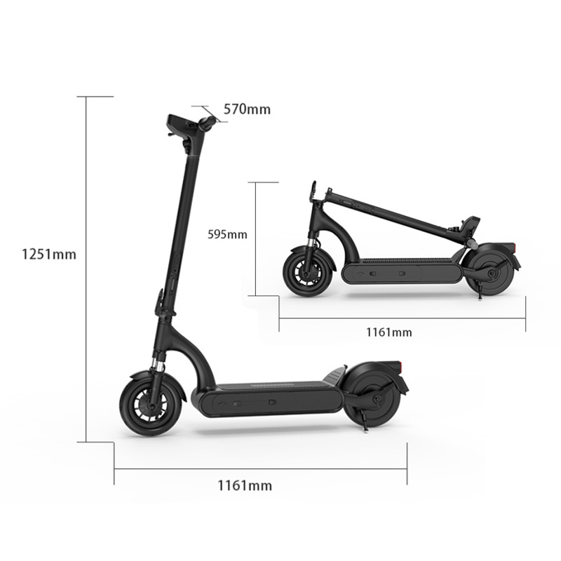 New Design Style Off Road Electric Scooter Folding Mobility Scooter With Max Mileage 30-35km