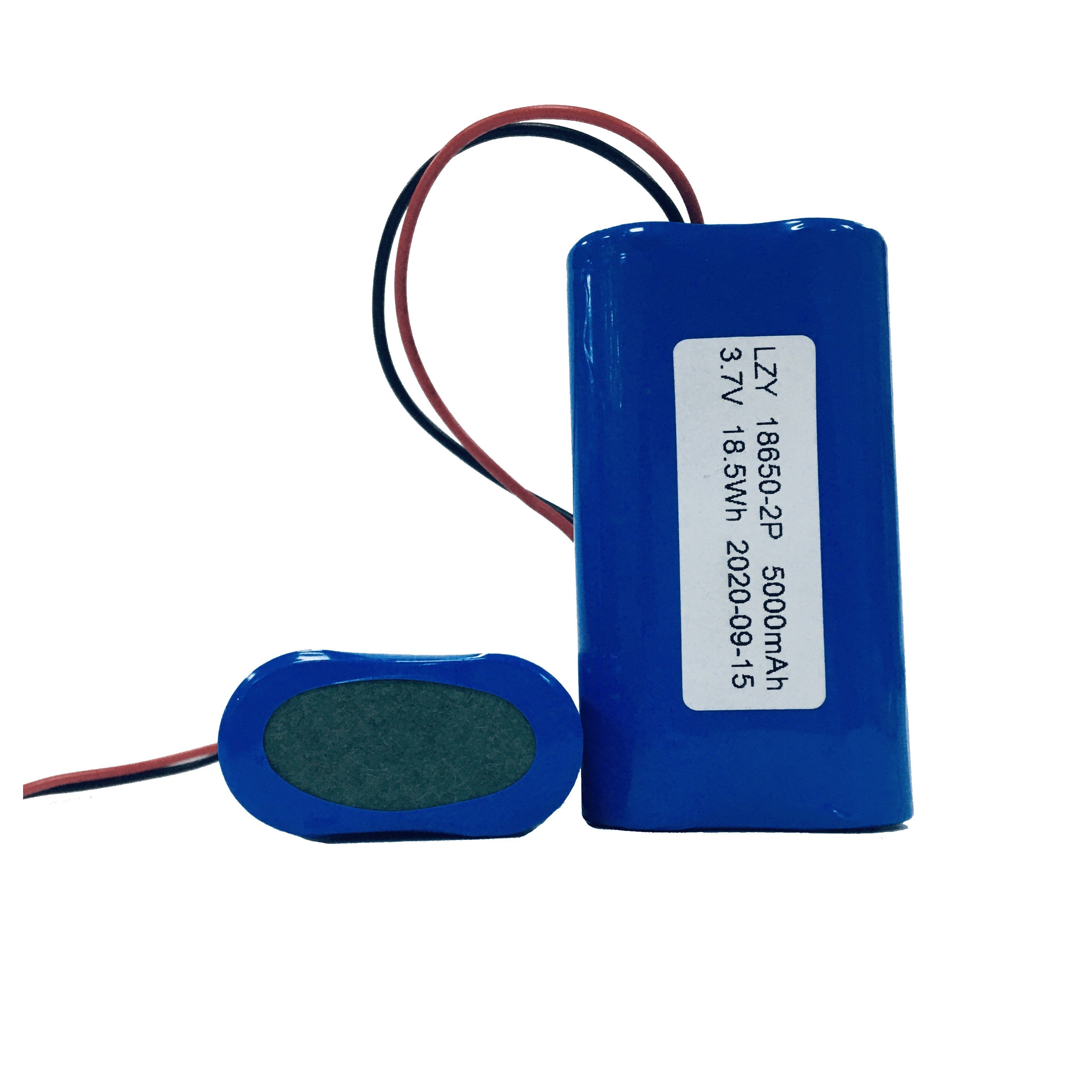 Customize 18650 Battery 3.7v 1S2P 3.7V 5000mAh Rechargeable Lithium ion Battery Pack for Mining Lamp Lighting