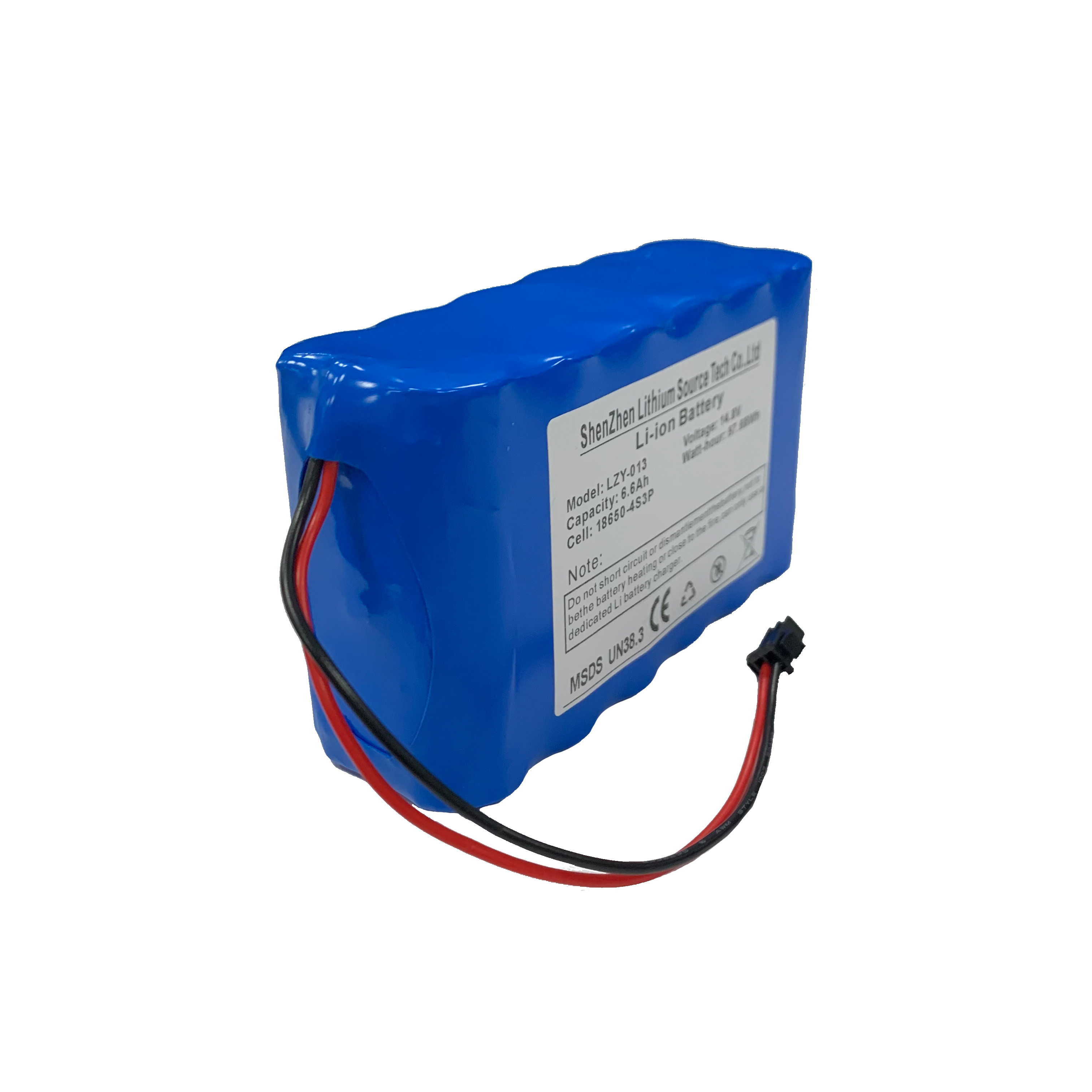 High Quality Rechargeable 14.8V 4400mah 5200mah 6600mah Lithium Battery Pack for Emergency Power Supply