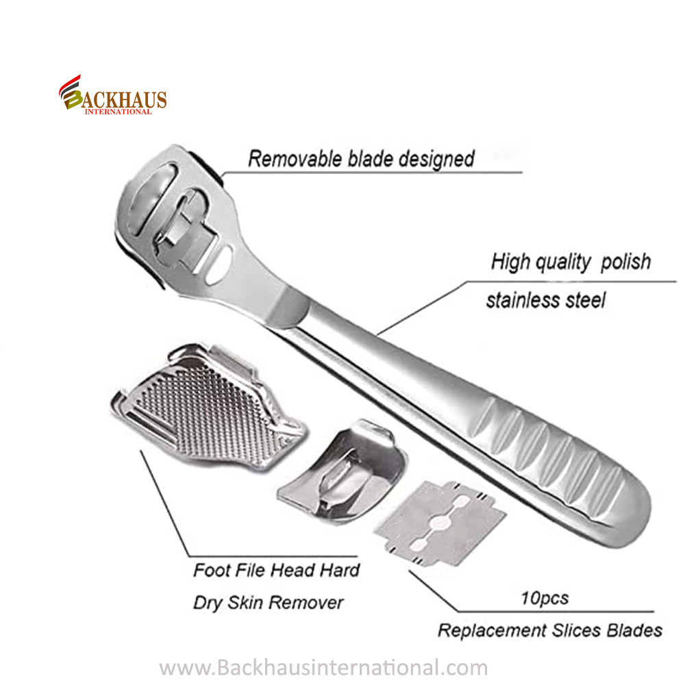 High Quality Polish Feet Foot Calluses Corn Pedicure Cutter Remover With Blade Foot Cleaning Tool Hard Skin Remover