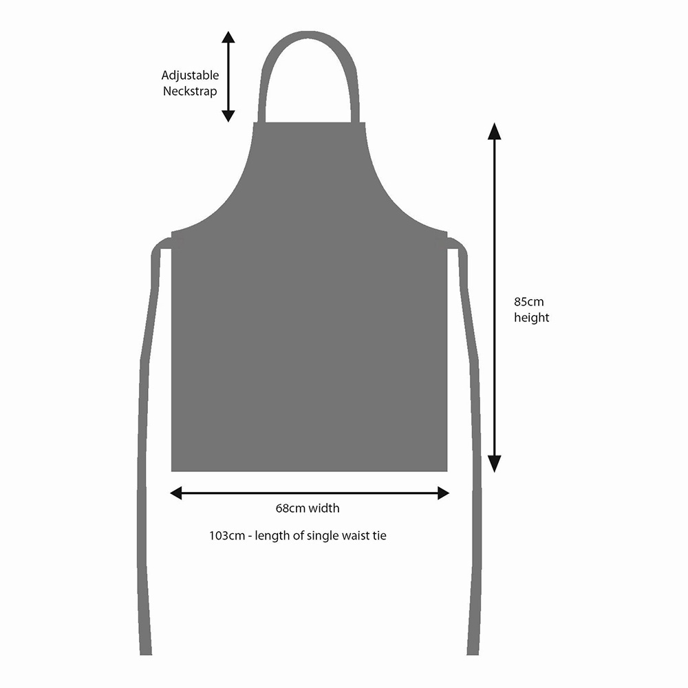 Wholesale Barber Salon Apron Bib Aprons With Denim Fabric Straps Adjustable Apron With Pockets